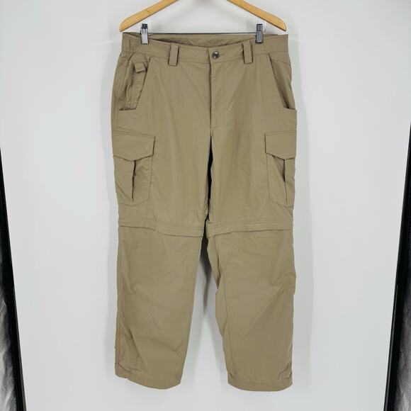 Duluth Trading Men’s No Fly Zone Nylon Pants 36x30 Insect Repellent Cinch Ankle - Picture 1 of 5